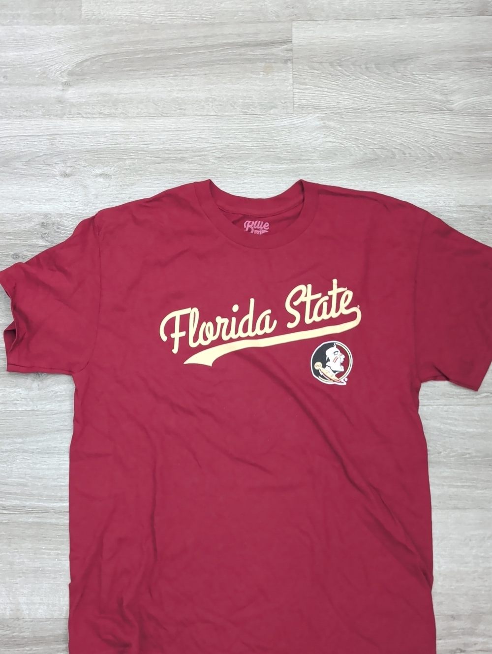 Blue 84 Florida State Short Sleeve Tee - Garnet and Cream